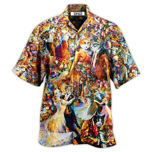 Cat Sound Of The Dance - Hawaiian Shirt