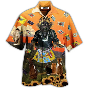 Cat Tarot Cool Style - Gift For Men And Women - Hawaiian Shirt