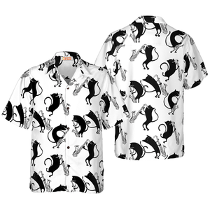 Cats Play Saxophone - Hawaiian Shirt