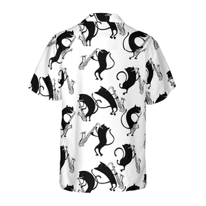 Cats Play Saxophone - Hawaiian Shirt