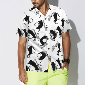 Cats Play Saxophone - Hawaiian Shirt