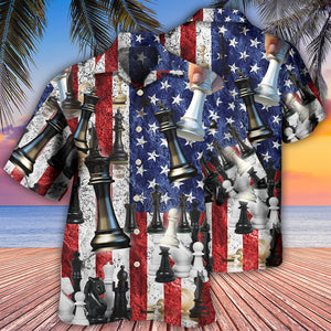 Chess Independence Day Let's Celebrate With Chess - Hawaiian Shirt