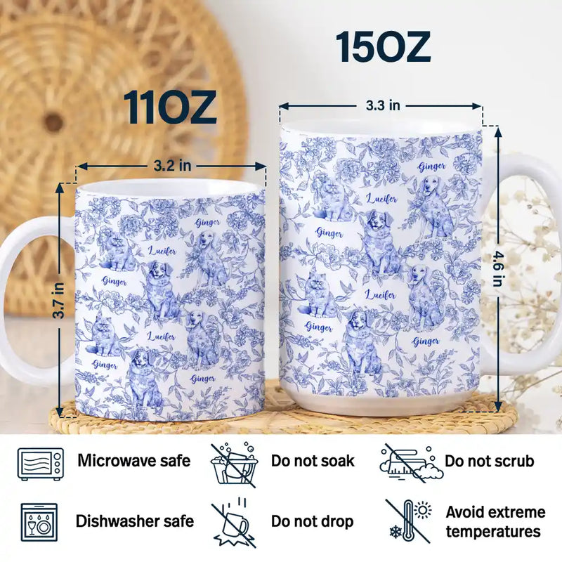 ChinoiserieToileDogCat PersonalizedWhiteEdge to EdgeMug BD1606 NAH4894 Mk4_219da001 f810 4939 95b9 a6e59cfe23ce