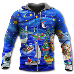 Christmas Coming Soon Blue - Hoodie