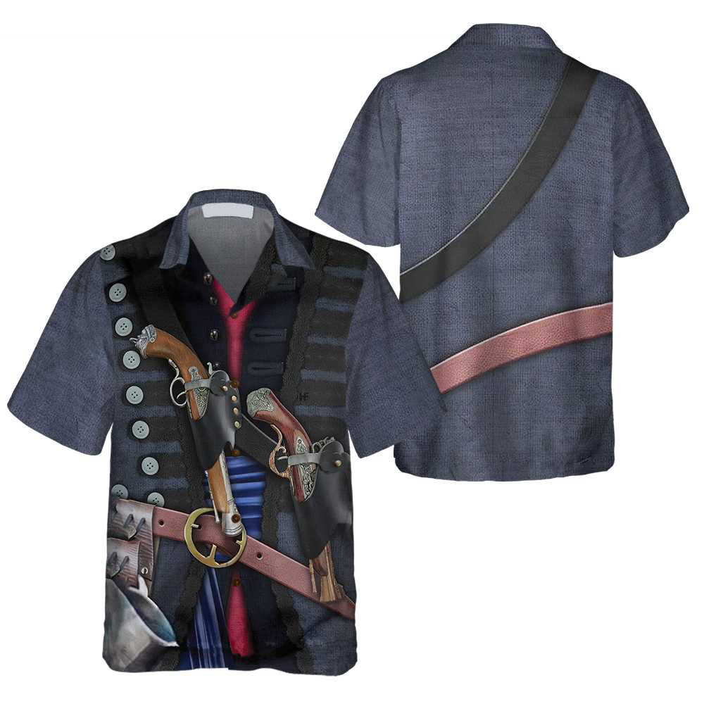 CoolPirateCostumeHawaiianShirt ForMen_9325_3