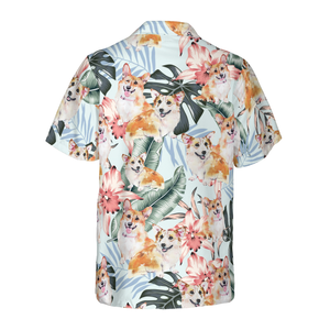 Corgi Life Hawaiian Shirt For Men