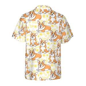 Corgi Pembroke Shirt For Men Hawaiian Shirt