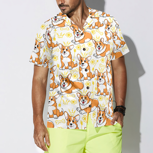 Corgi Pembroke Shirt For Men Hawaiian Shirt