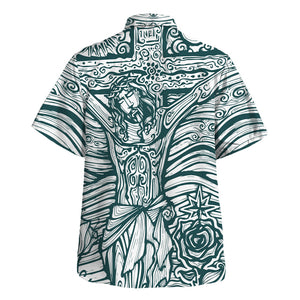 Crucifixion Of Jesus Picture Hawaiian Shirt