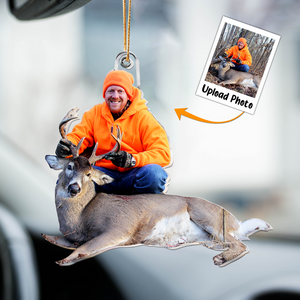 Custom Photo Gift For Hunting Lovers - Personalized Acrylic Photo Ornament