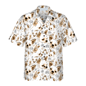 Cute Chihuahua Hawaiian Shirt For Men