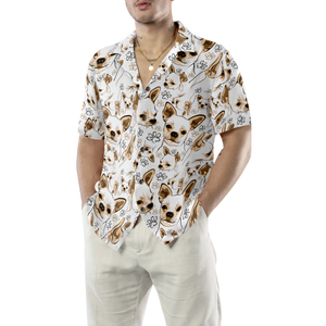 Cute Chihuahua Hawaiian Shirt For Men