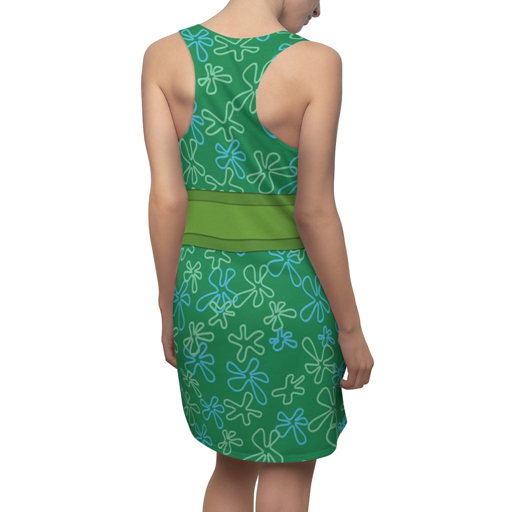 Disgust  Inside Out Cosplay Costume - Racerback Dress