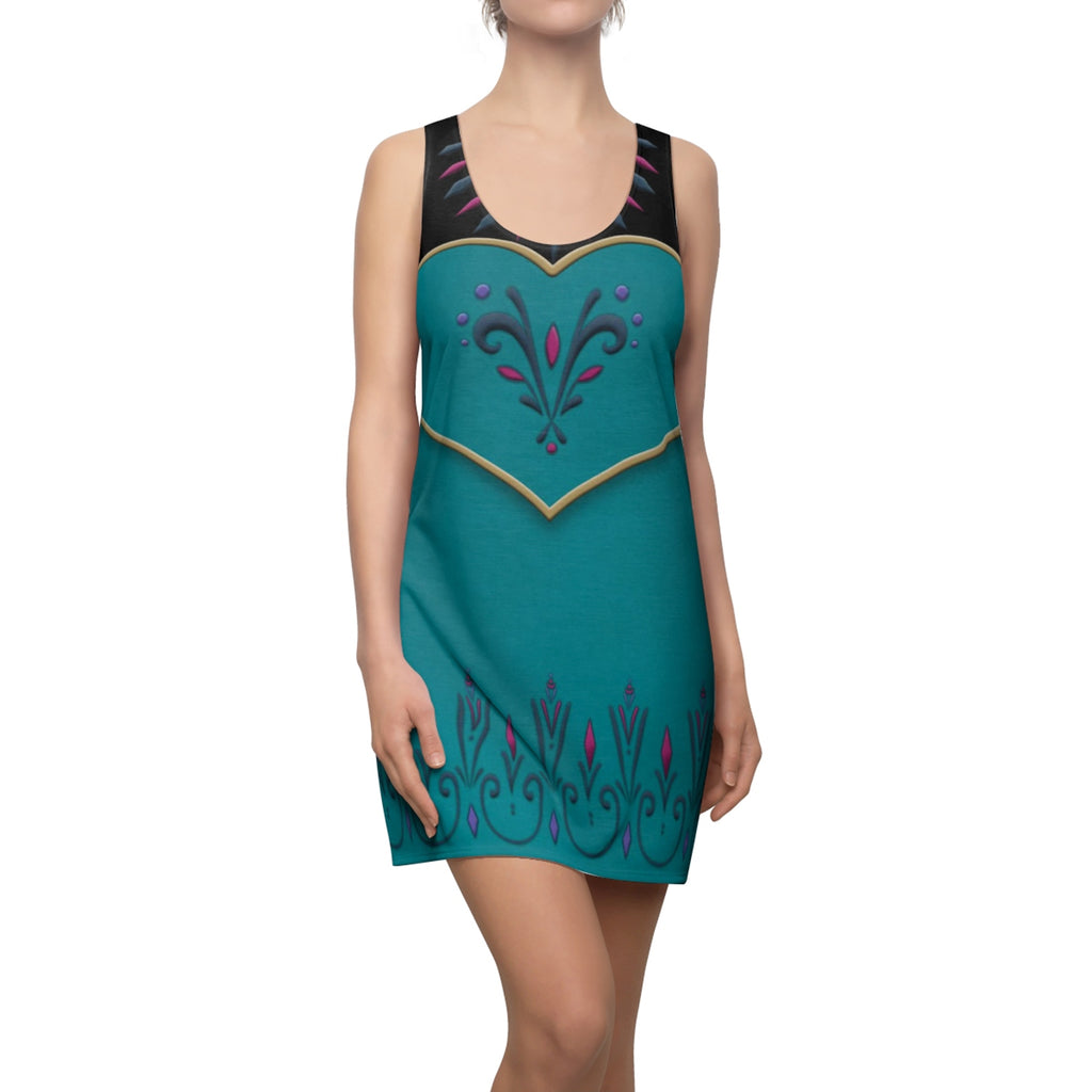 Elsa Coronation Frozen Cosplay Costume - Racerback Dress