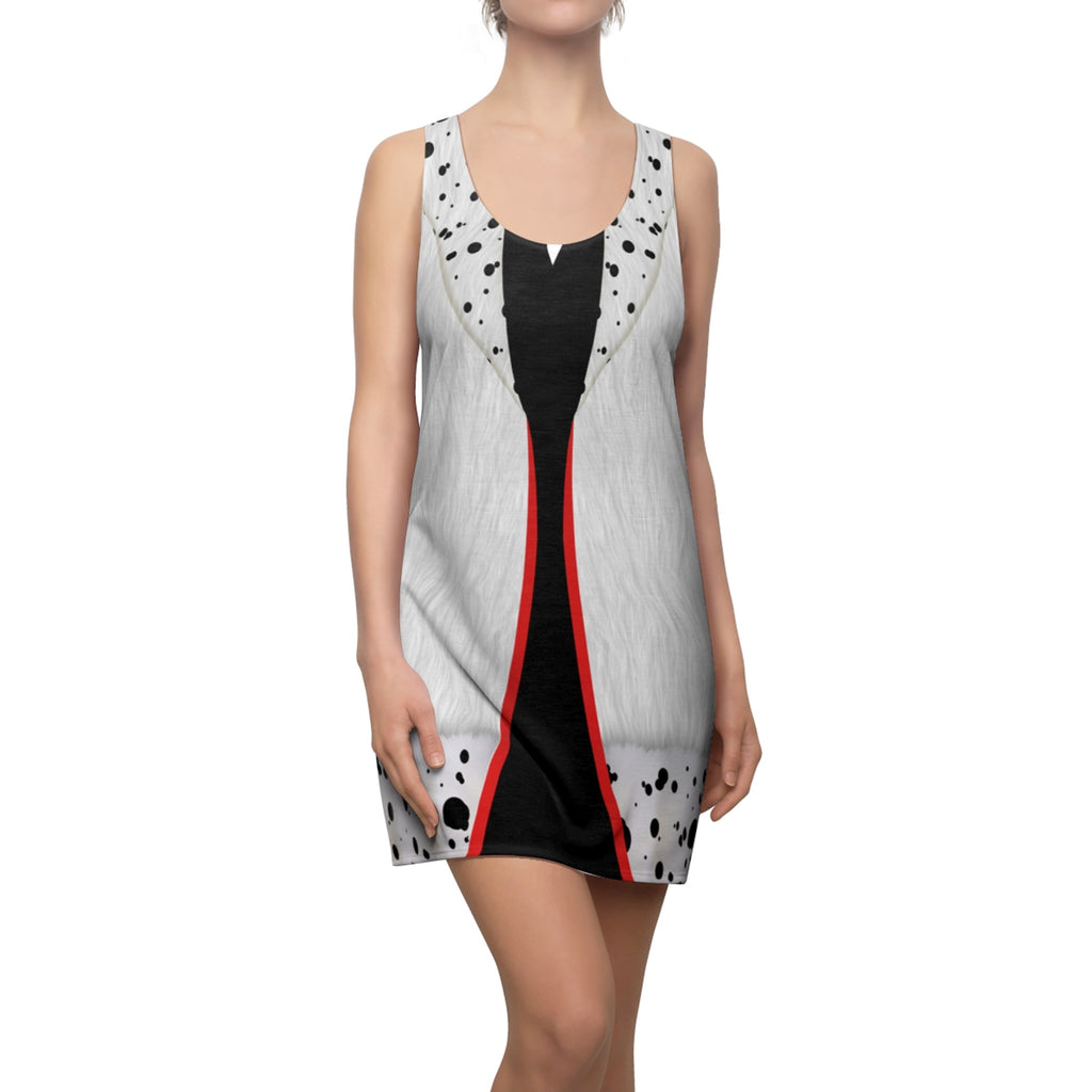 101 Dalmatians Cruella De Vil Cosplay Costume - Racerback Dress