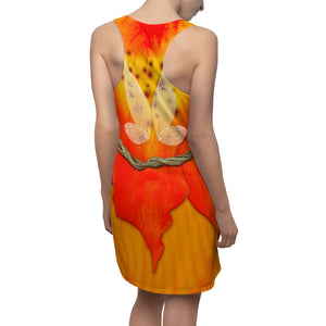 Orange Fawn Tinker Bell Cosplay Costume - Racerback Dress