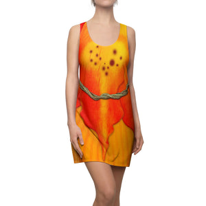 Orange Fawn Tinker Bell Cosplay Costume - Racerback Dress