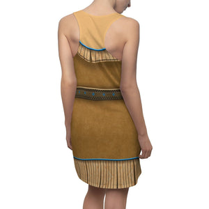 Pocahontas Pattern Cosplay Costume - Racerback Dress