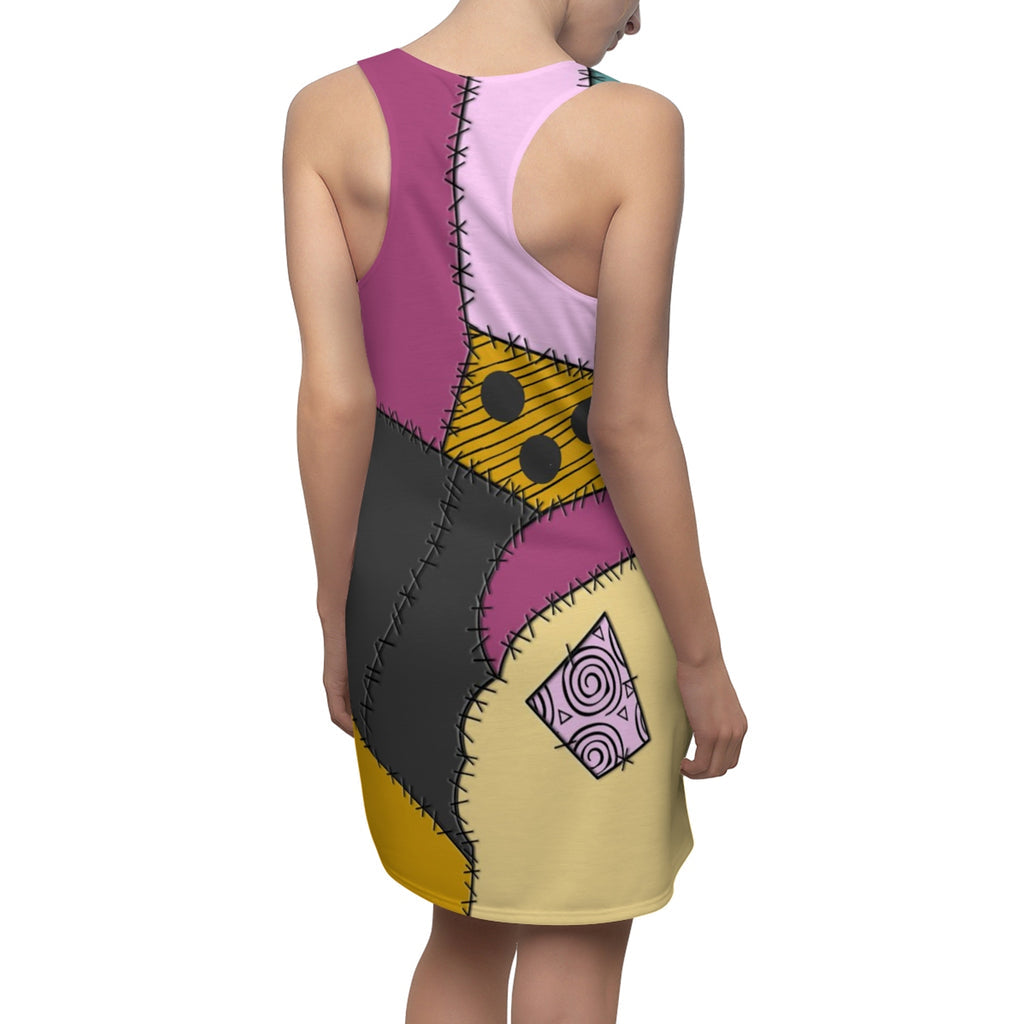 Nightmare Before Christmas Sally Costume - Racerback Dress