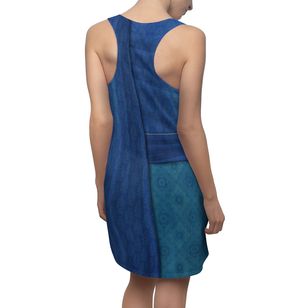 Raya And The Last Dragon Young Raya Blue Kitchen Costume - Racerback Dress