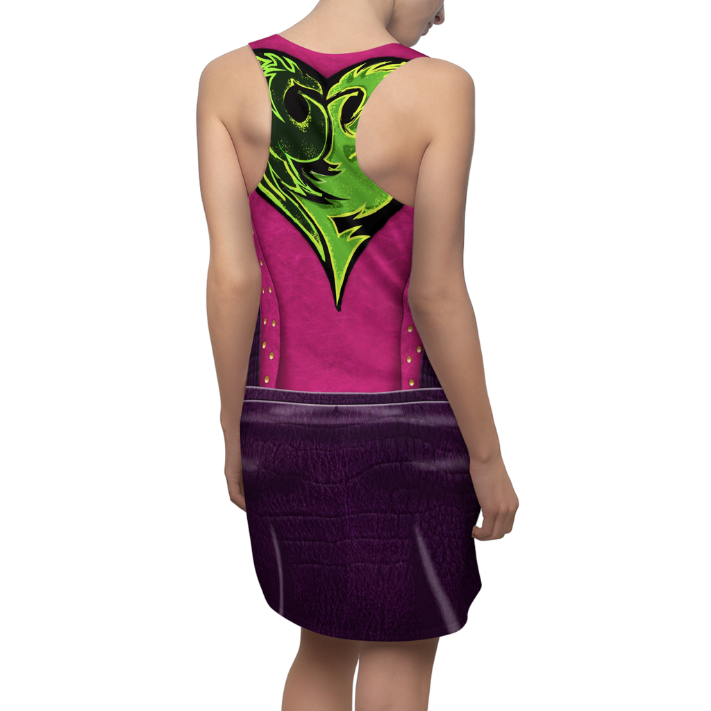 Descendants Mal Purple Cosplay Costume - Racerback Dress