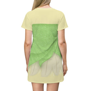 Tiana  The Firefly Princess And The Frog Adventure Costume - Tshirt Dress