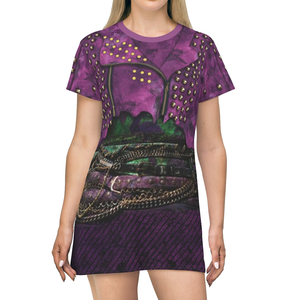 Descendants 2 Mal Cosplay Costume - Tshirt Dress