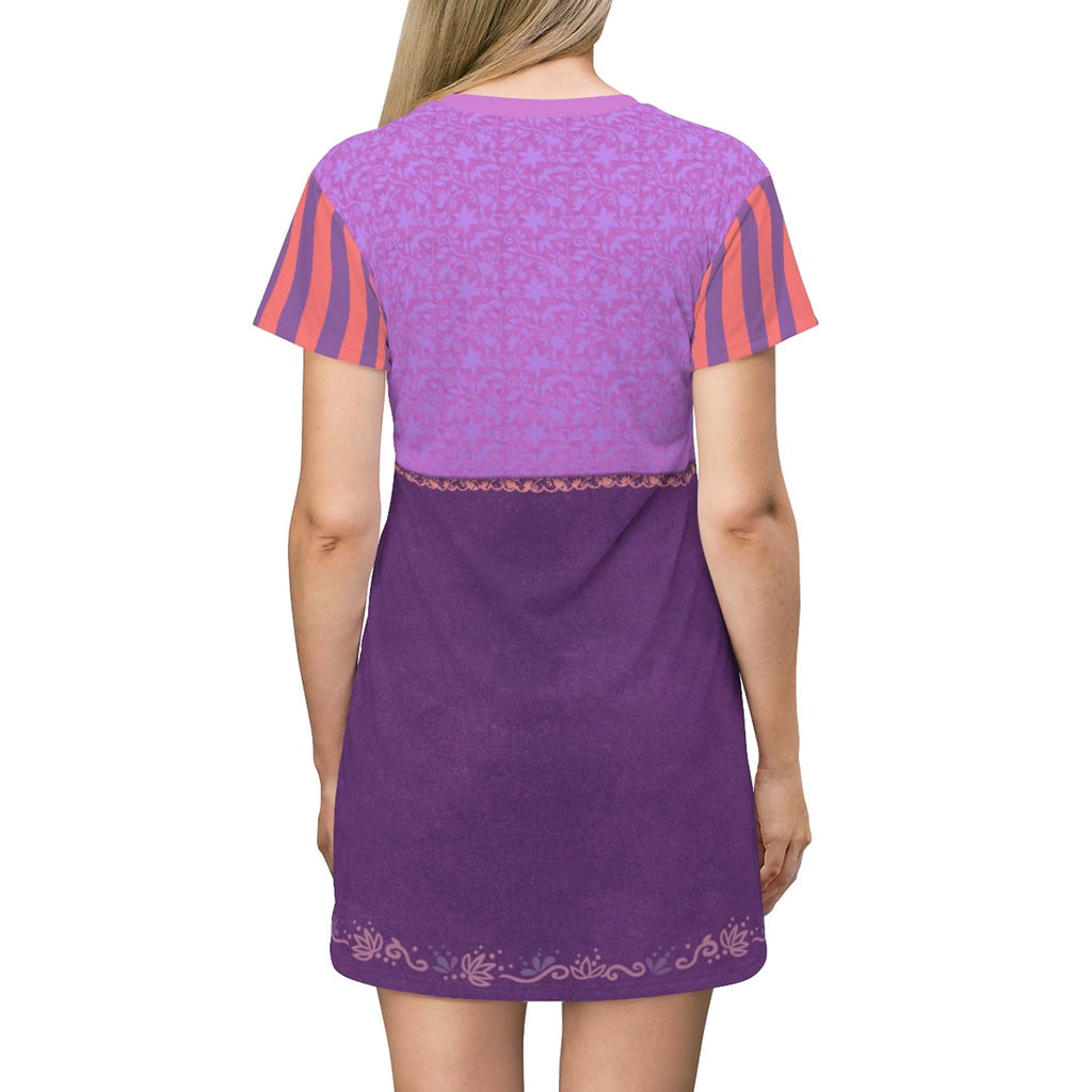 Purple Rapunzel  Tangled Cosplay Costume - Tshirt Dress