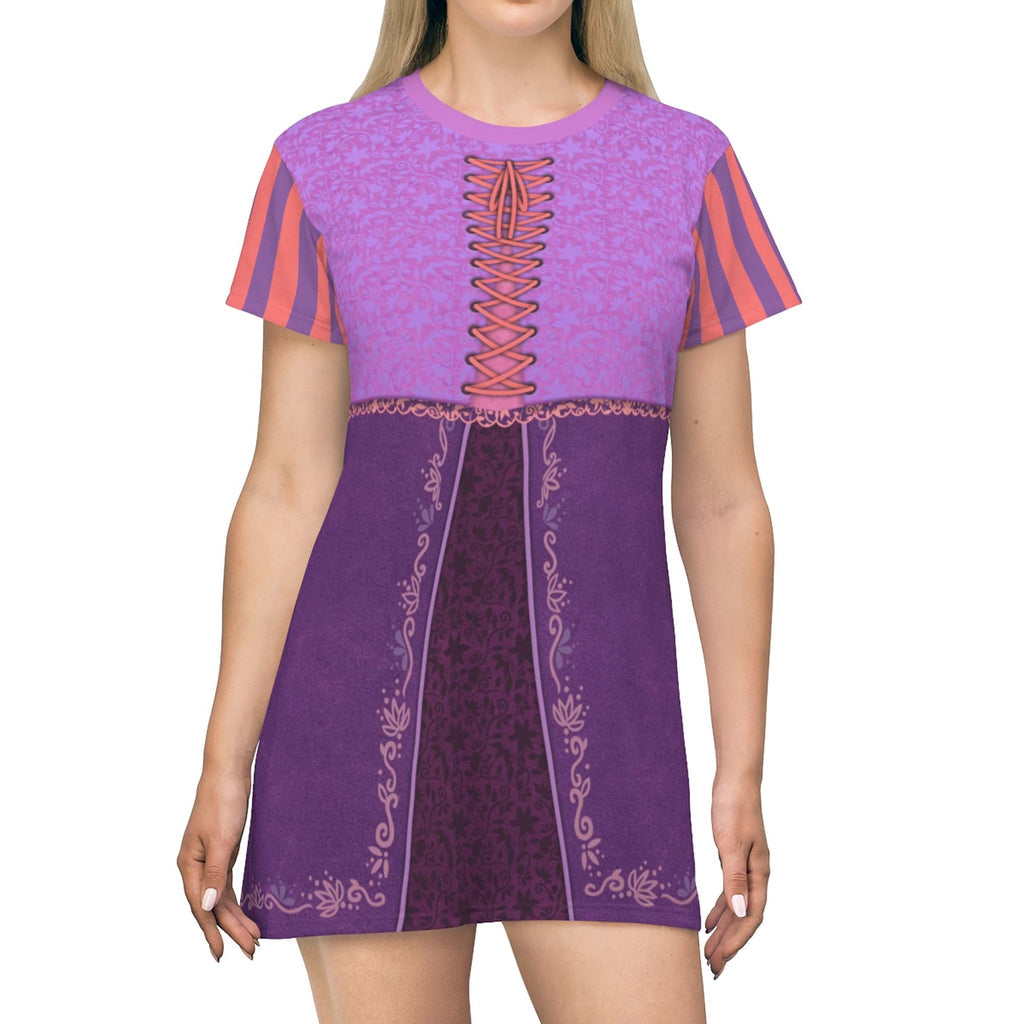 Purple Rapunzel  Tangled Cosplay Costume - Tshirt Dress