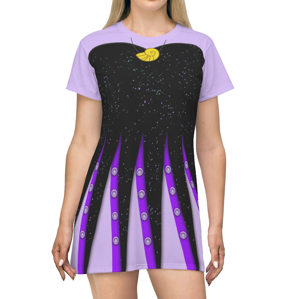 The Little Mermaid Ursula Cosplay Costume - Tshirt Dress