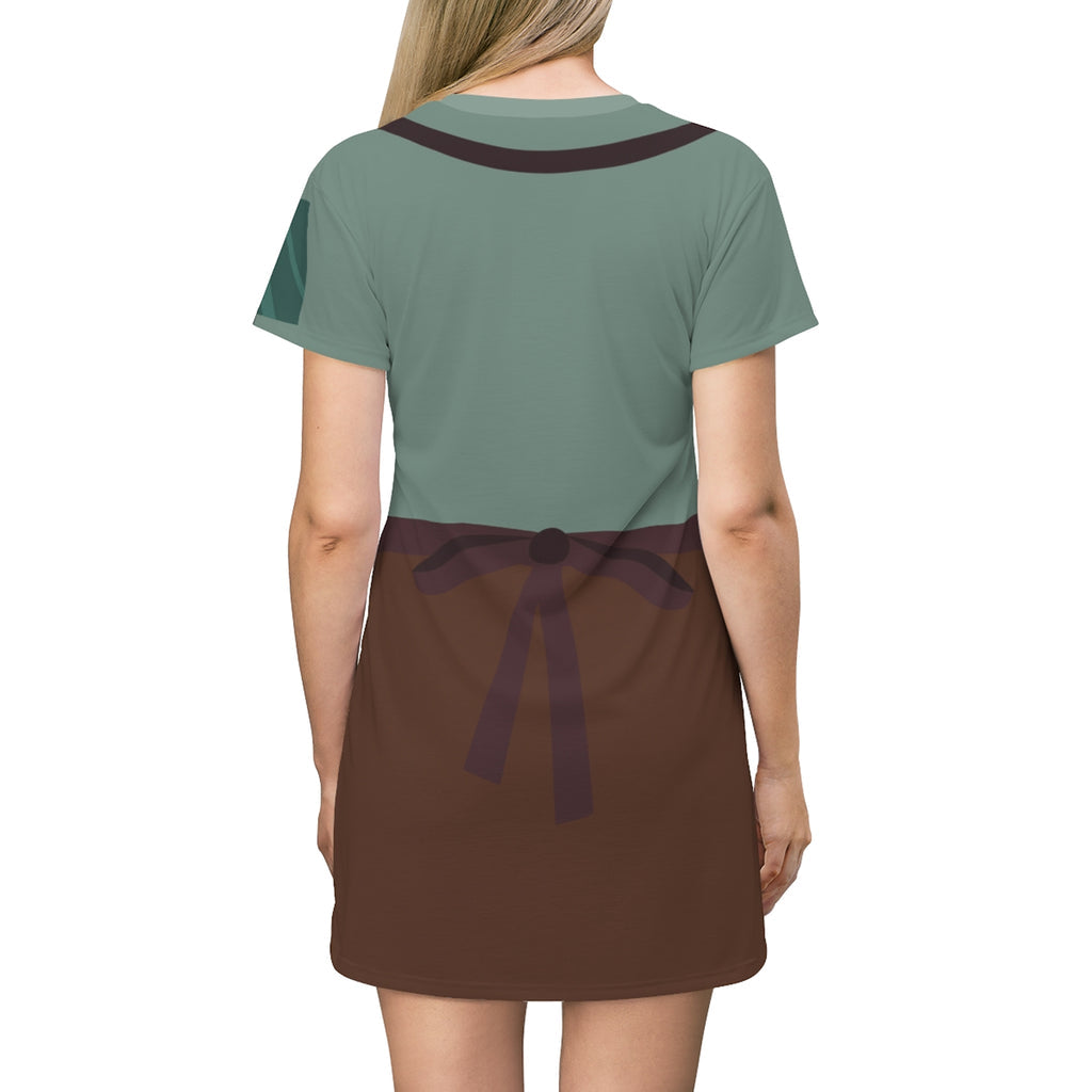 Tangled Varian The Series Cosplay Costume - Tshirt Dress