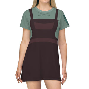 Tangled Varian The Series Cosplay Costume - Tshirt Dress