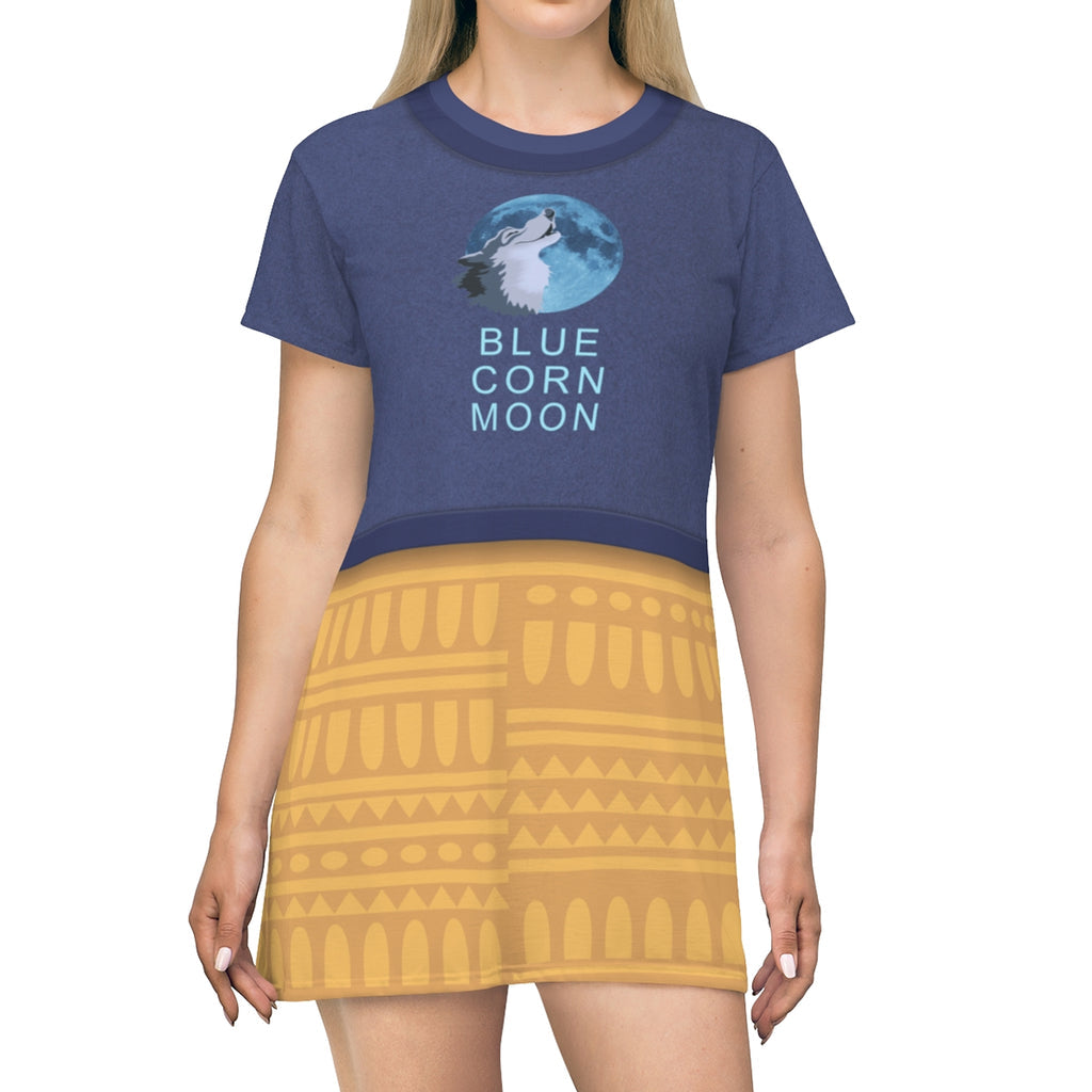 Wreck-It Ralph Pocahontas Comfy Cosplay Costume - Tshirt Dress