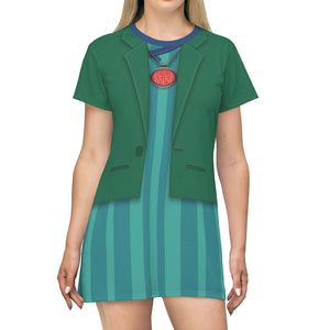 Pixar Turning Red Ming Lee Cosplay Costume - Tshirt Dress