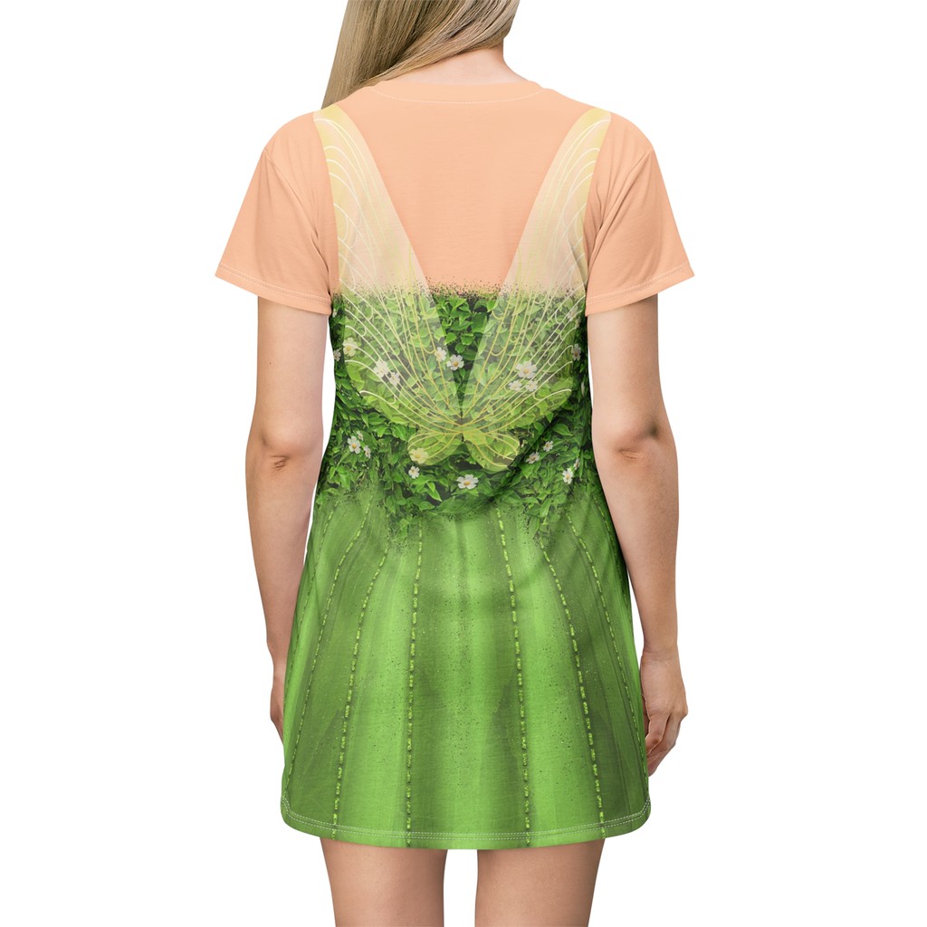 Peter Pan & Wendy Tinker Bell Cosplay Costume - Tshirt Dress