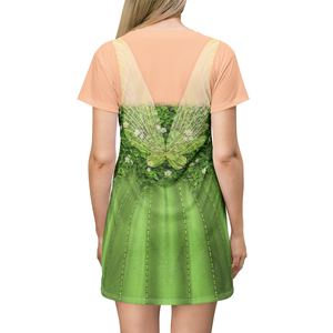 Peter Pan & Wendy Tinker Bell Cosplay Costume - Tshirt Dress