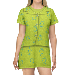 Joy Pajamas Inside Out 2 Cosplay Costume - Tshirt Dress