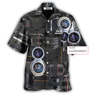 Camera Once A Photographer Always A Photographer - Personalized Hawaiian Shirt