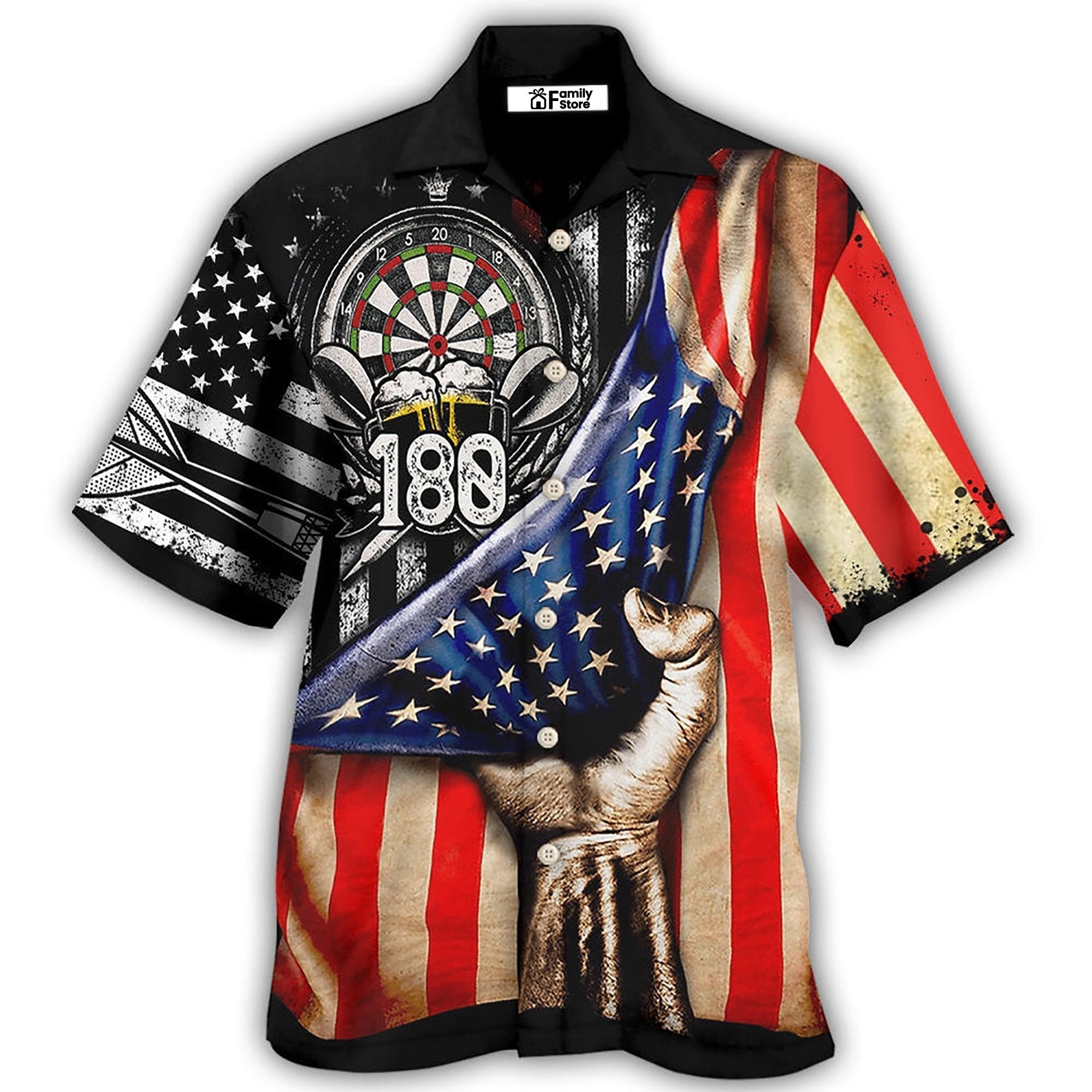 Darts Independence Day - For Men And Women - Hawaiian Shirt