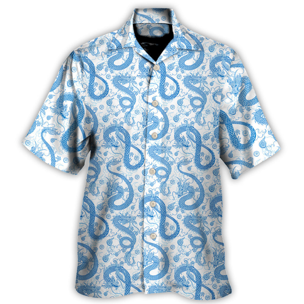 DnDBlueDragonAndWhite HawaiianShirt_4033_2