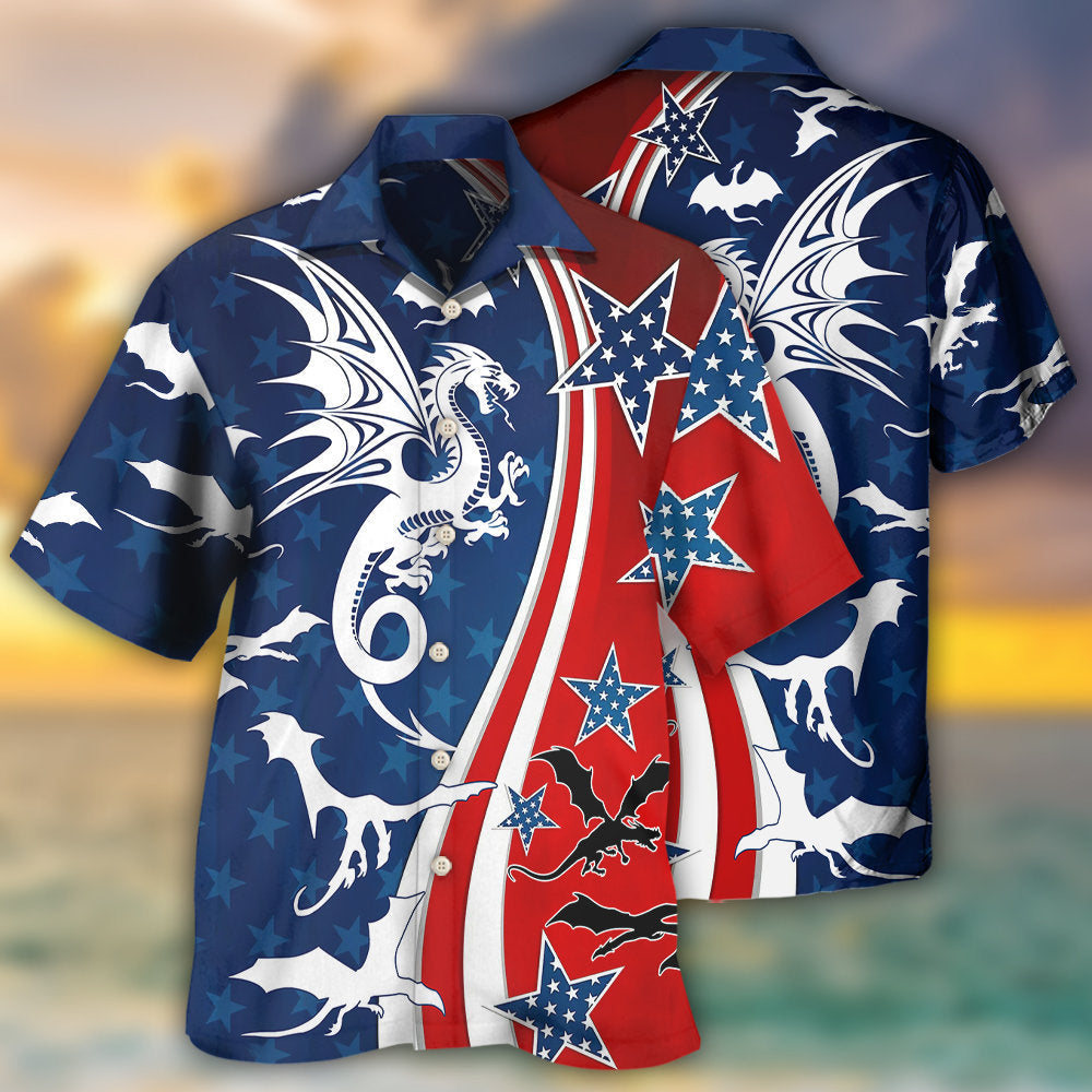 Dragon Independence Day America - Hawaiian Shirt