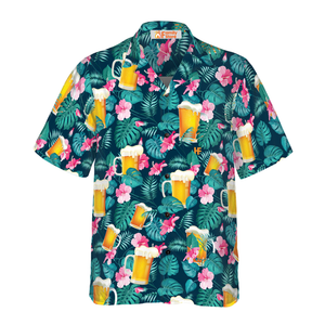 Drink Beer Alcohol Tropical - Hawaiian Shirt