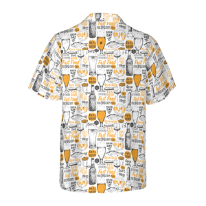 Drink Beer Eat Fish - Hawaiian Shirt