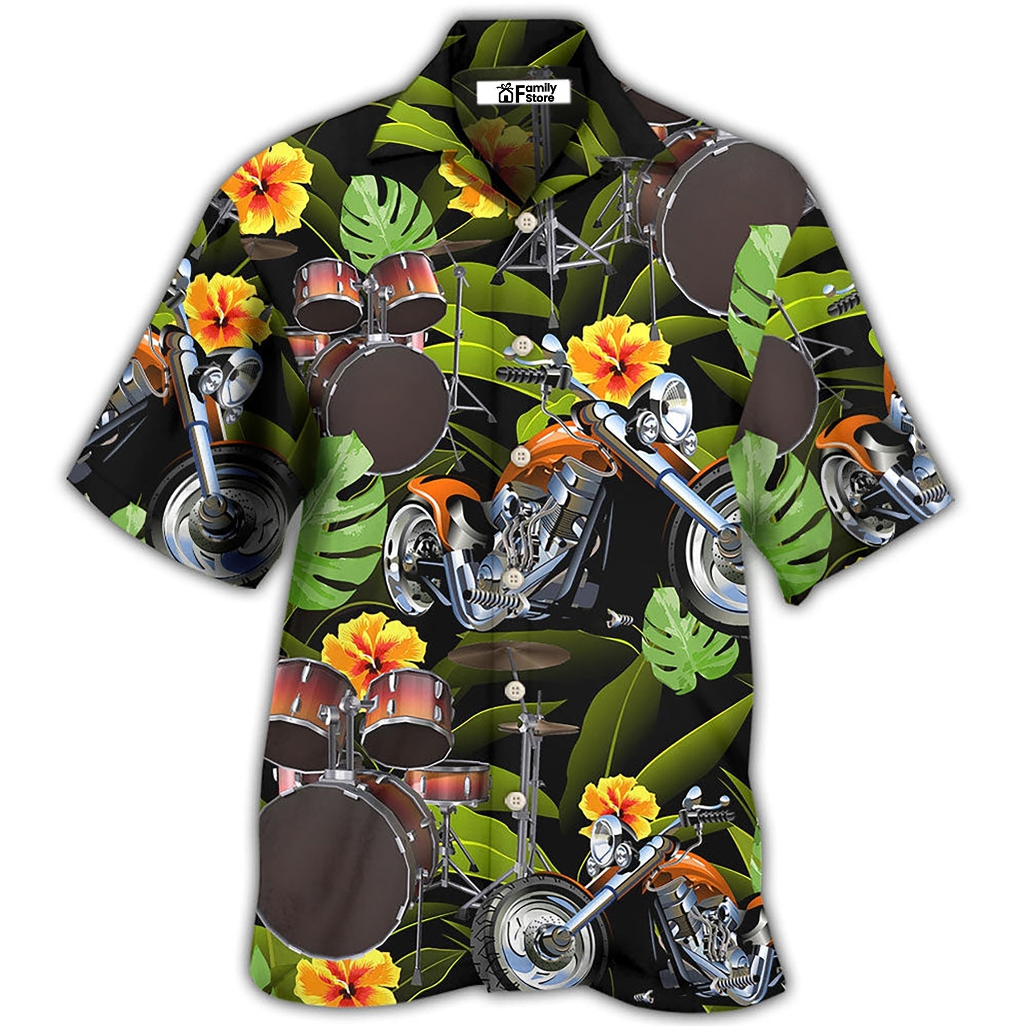 DrumMotorcyclesILikeMotorcyclesAndDrums HawaiianShirt OwlOhh_7889_1