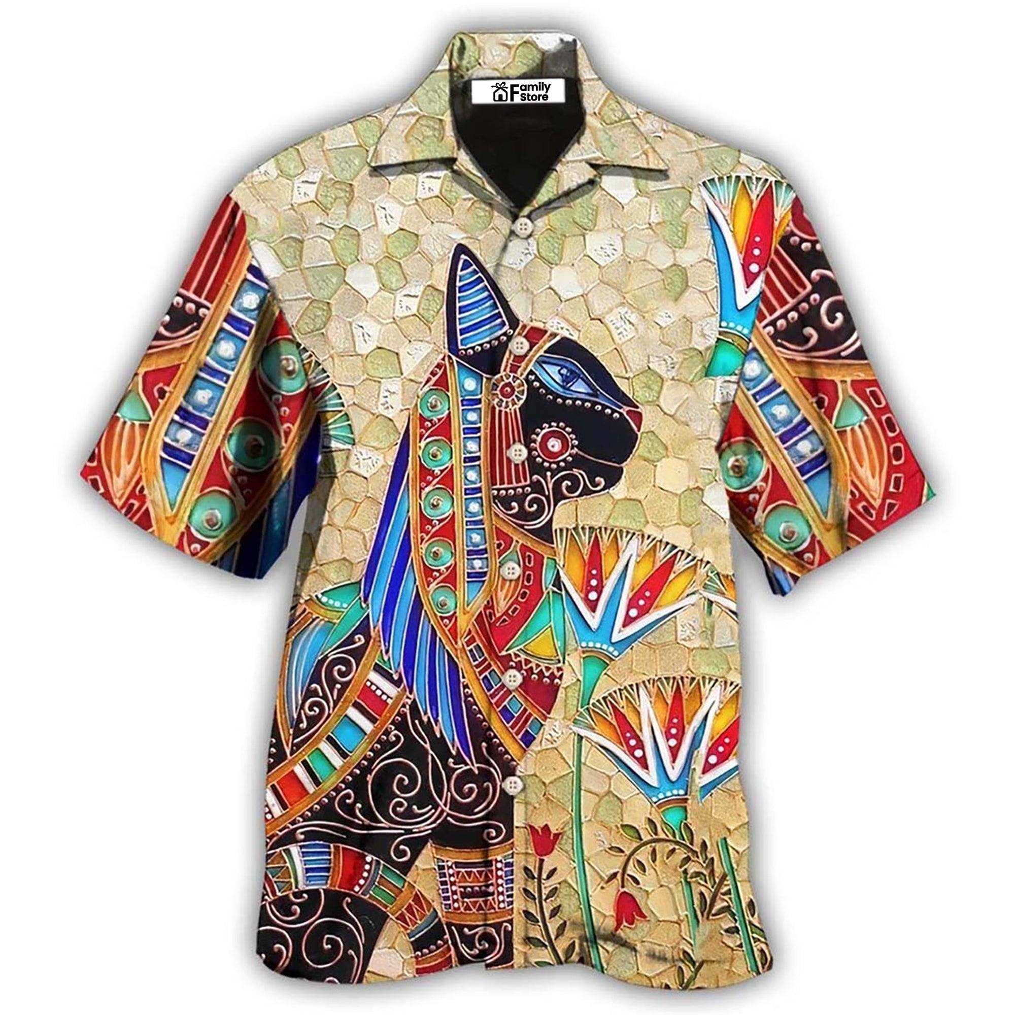 Egypt Cat Cool Style - Gift For Men And Women - Hawaiian Shirt