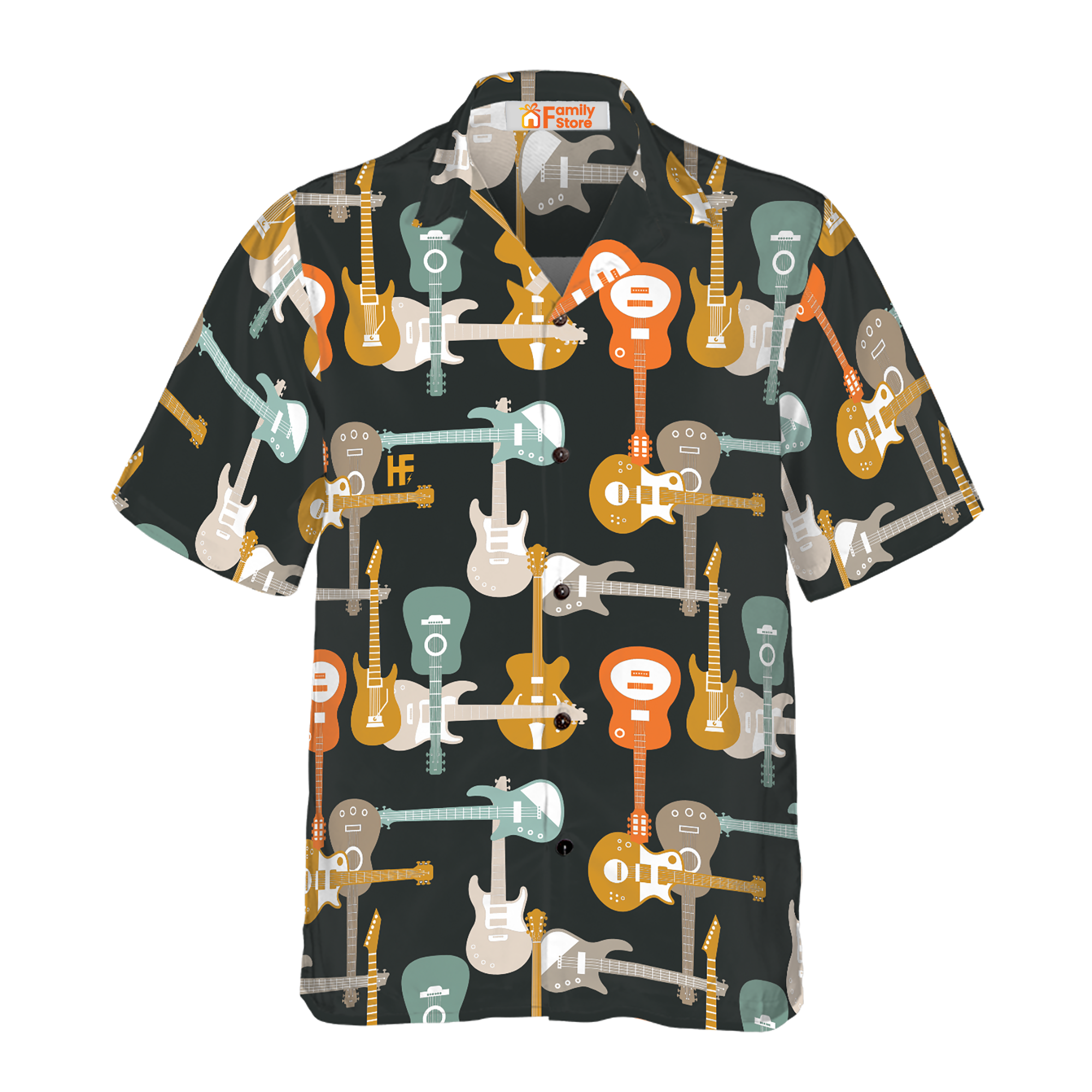 Electric Guitars - Hawaiian Shirt