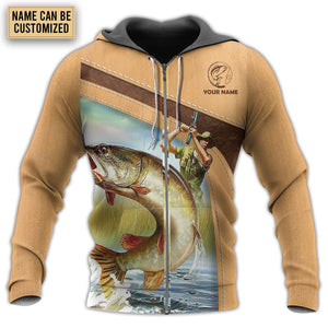 Fishing An Old Fisherman And The Best Catch - Personalized Hoodie