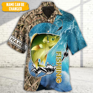 Fishing Crappie Fishing I'm So Happy - Personalized Hawaiian Shirt