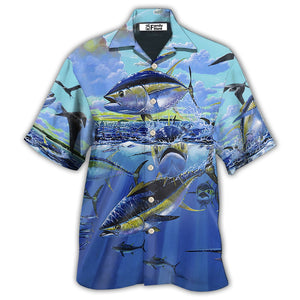 Fishing Tuna Blue Sky Ocean - Hawaiian Shirt