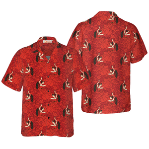 Flamenco Seamless Pattern - Hawaiian Shirt